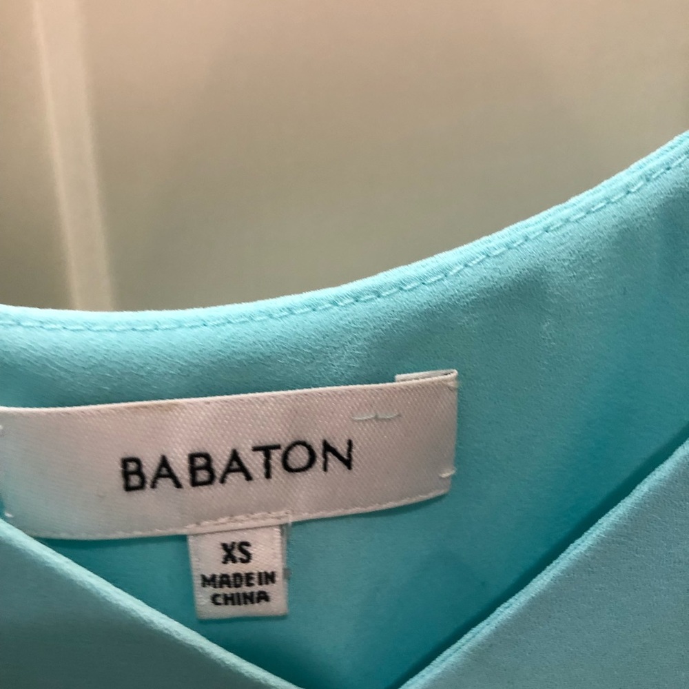 Babaton turquoise slip dress - Picture 3 of 3